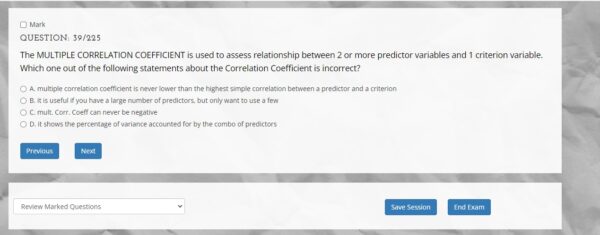 Examination for Professional Practice in Psychology EPPP 4,000 Question Simulation Software Online Access Printed Access Code – 2024 - Image 4